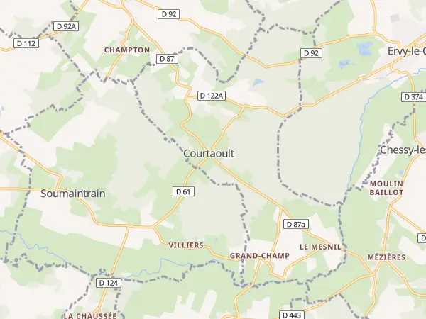 Plan de Courtaoult