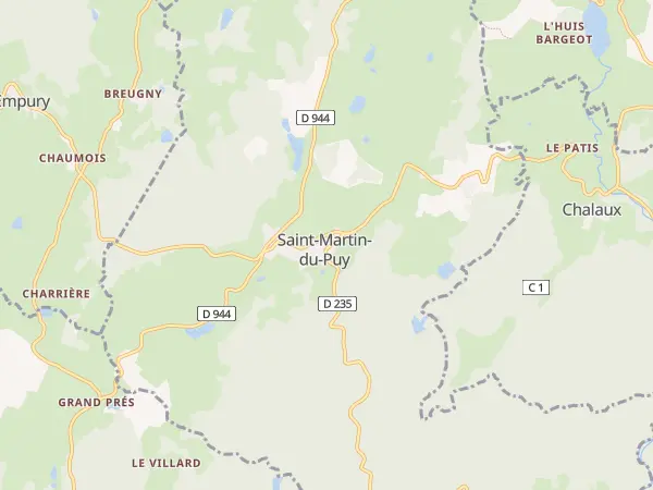 Plan de Saint-Martin-du-Puy