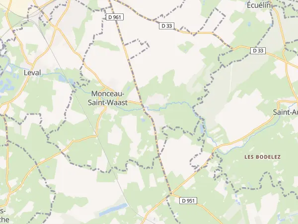 Plan de Saint-Remy-Chaussée