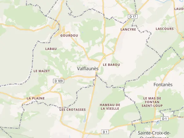 Plan de Valflaunès