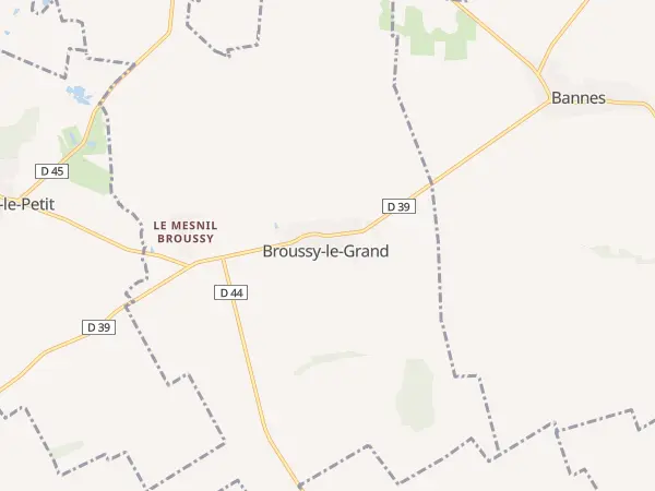 Plan de Broussy-le-Grand