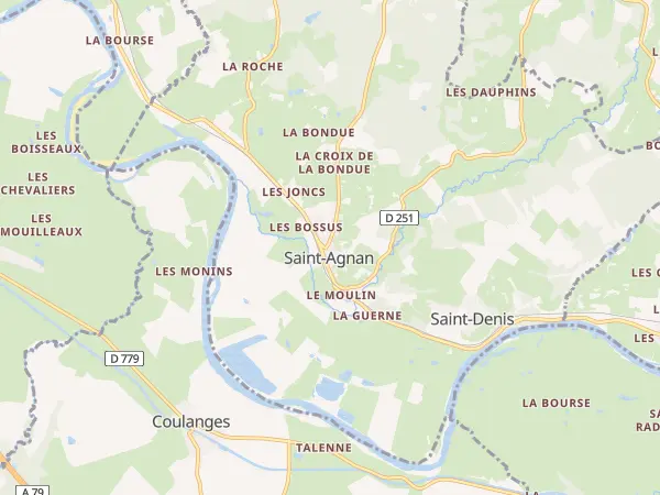 Plan de Saint-Agnan