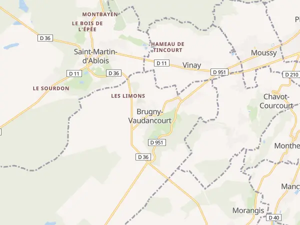 Plan de Brugny-Vaudancourt