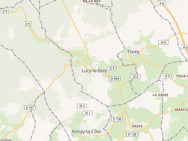 Plan de Lucy-le-Bois