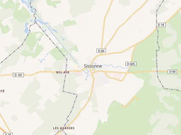 Plan de Sissonne