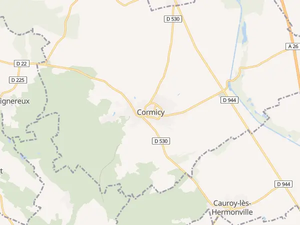Plan de Cormicy