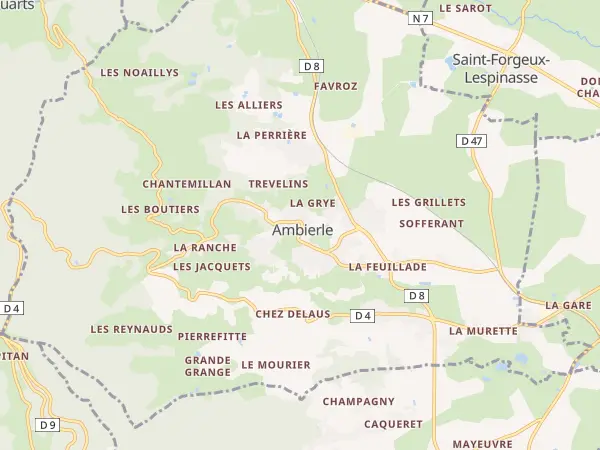 Plan de Ambierle