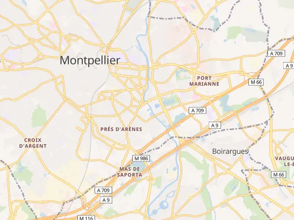Plan de Montpellier