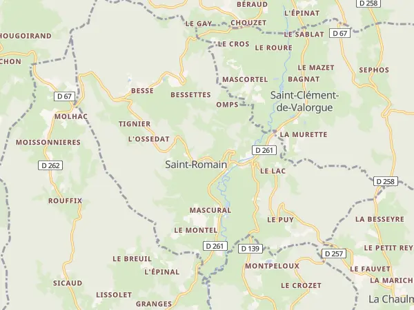 Plan de Saint-Romain