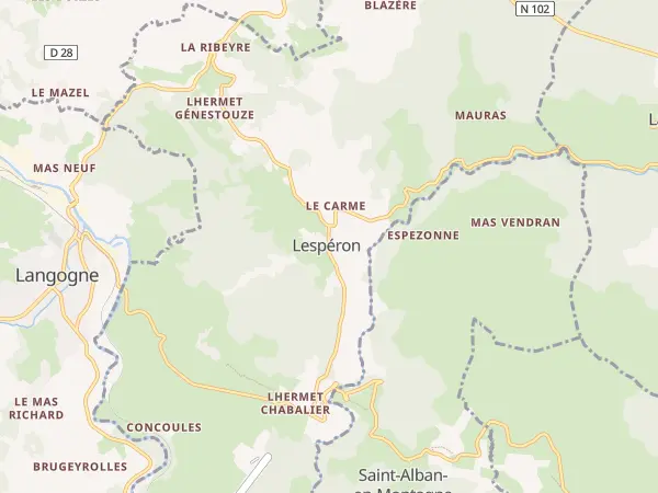 Plan de Lespéron