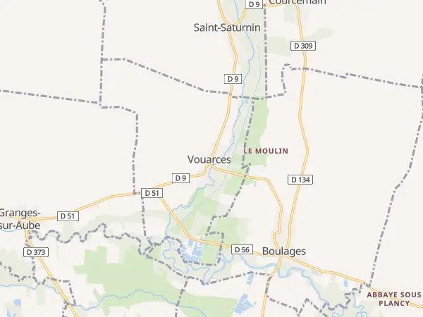 Plan de Vouarces