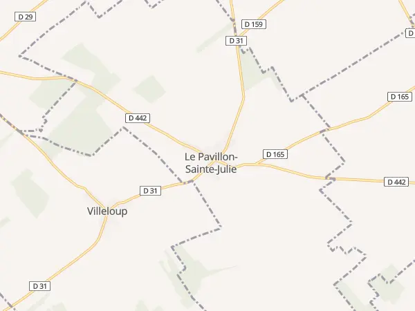 Plan du Pavillon-Sainte-Julie