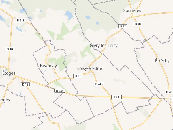 Plan de Loisy-en-Brie