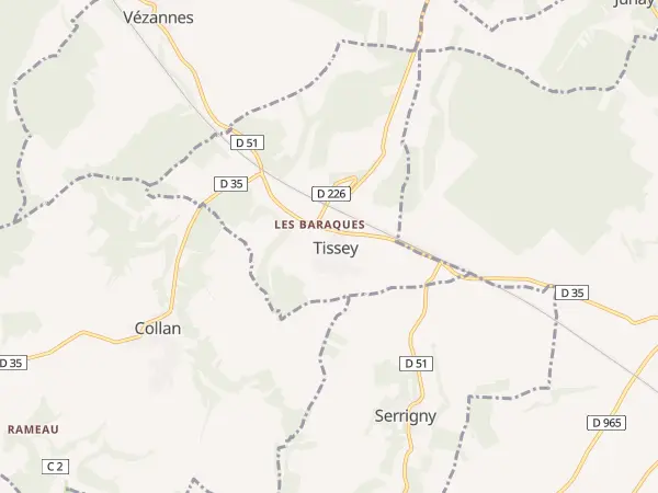 Plan de Tissey