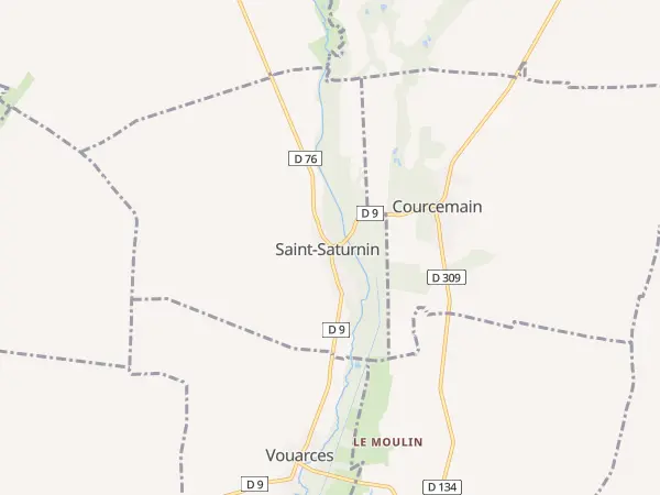 Plan de Saint-Saturnin
