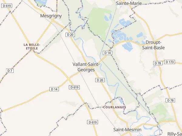 Plan de Vallant-Saint-Georges