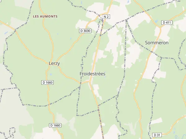 Plan de Froidestrées