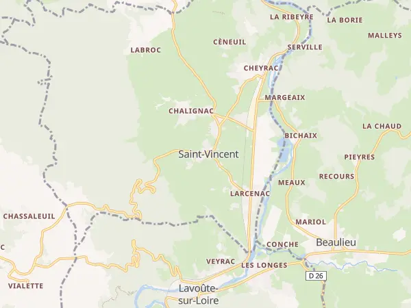 Plan de Saint-Vincent