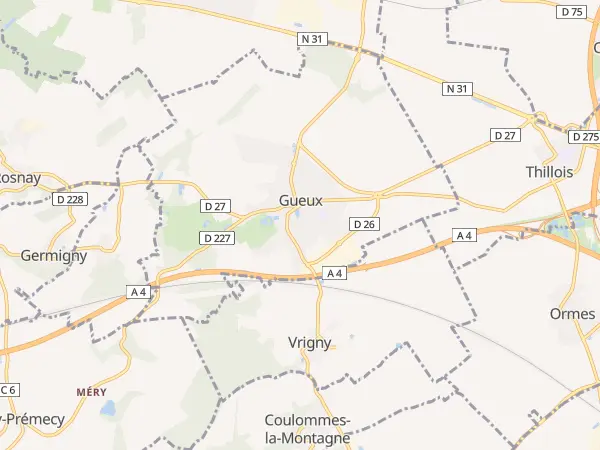 Plan de Gueux