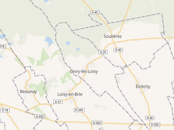 Plan de Givry-lès-Loisy