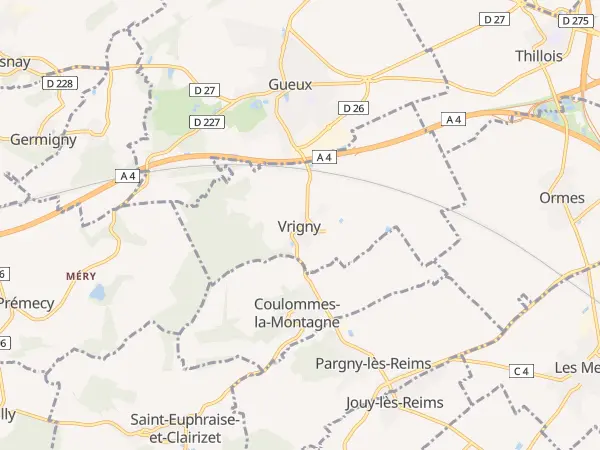 Plan de Vrigny