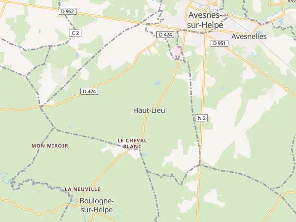 Plan de Haut-Lieu