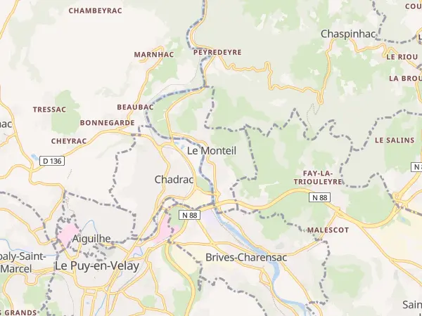 Plan du Monteil