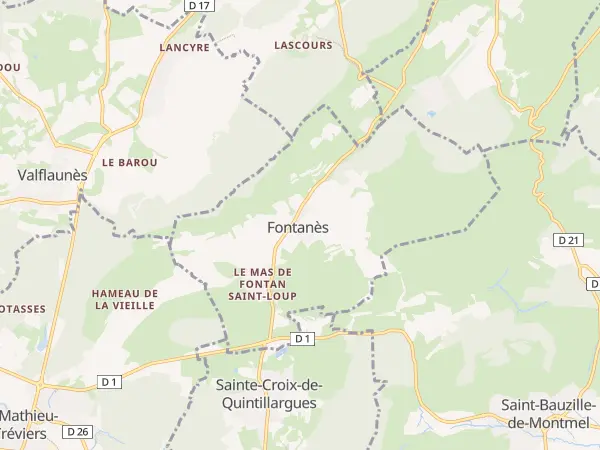 Plan de Fontanès