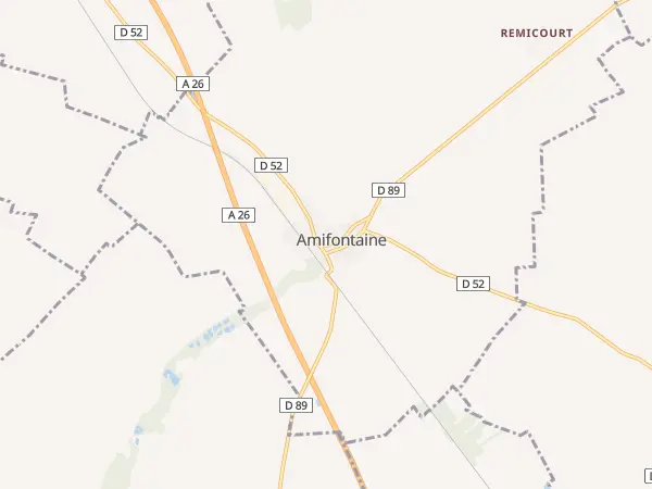 Plan de Amifontaine