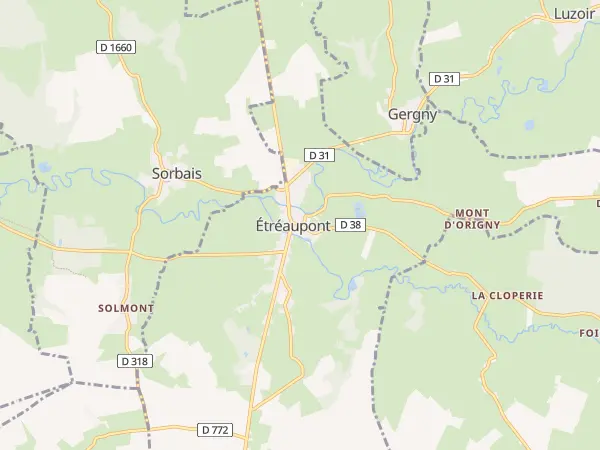 Plan de Étréaupont