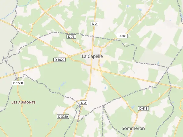 Plan de La Capelle