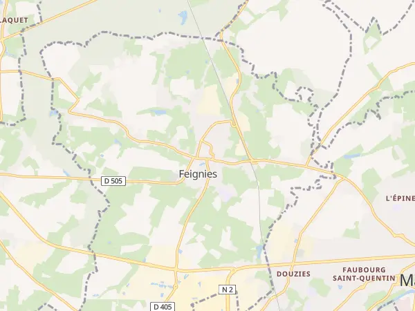 Plan de Feignies