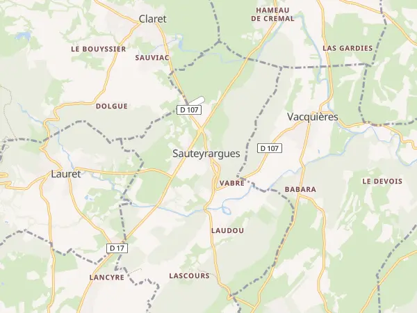 Plan de Sauteyrargues