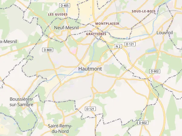 Plan de Hautmont