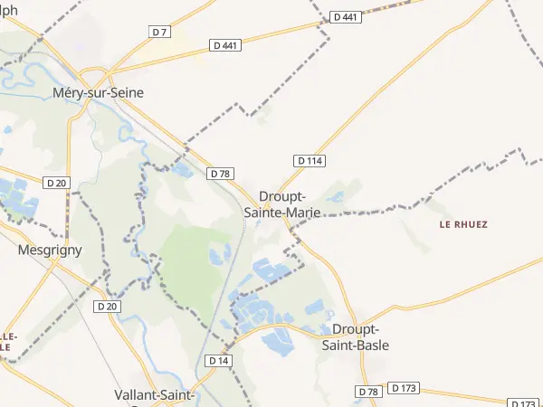 Plan de Droupt-Sainte-Marie