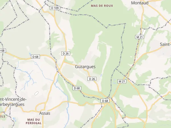 Plan de Guzargues