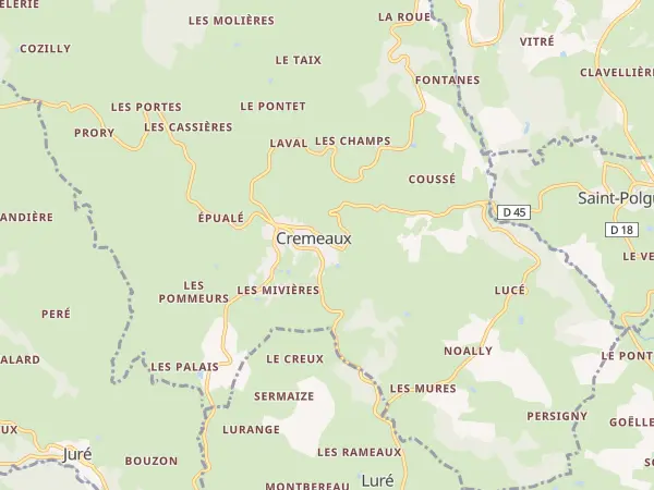 Plan de Cremeaux