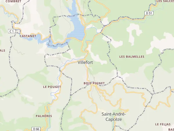 Plan de Villefort