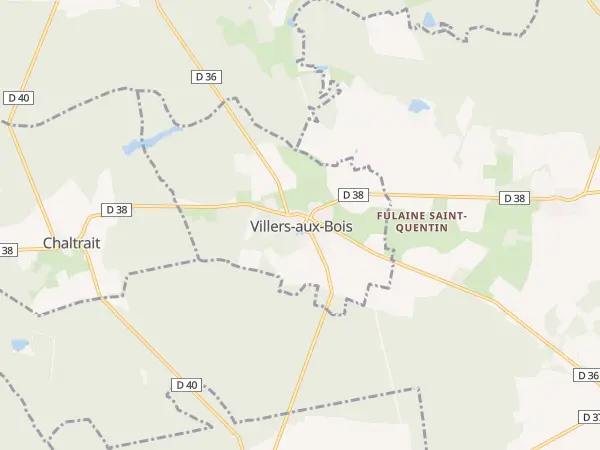 Plan de Villers-aux-Bois