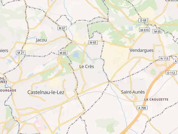 Plan du Crès