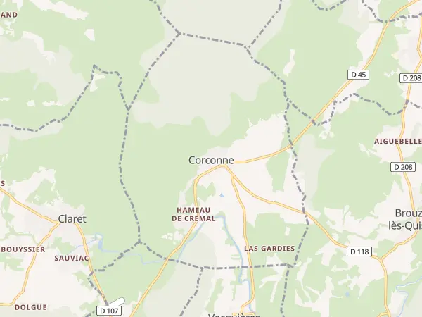 Plan de Corconne