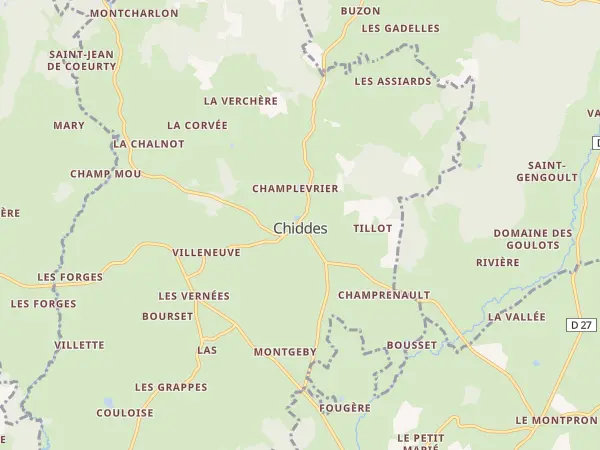 Plan de Chiddes