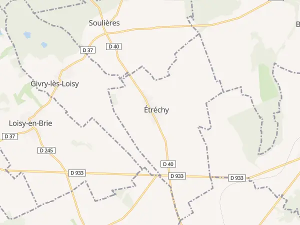 Plan de Étréchy