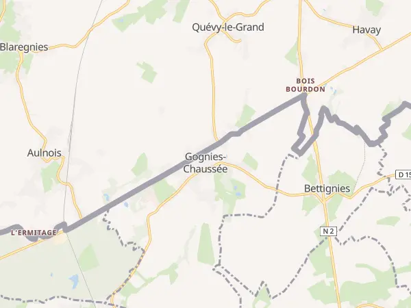 Plan de Gognies-Chaussée