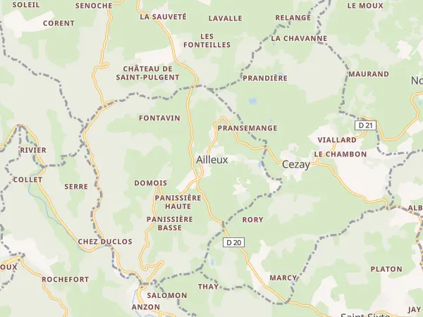 Plan de Ailleux