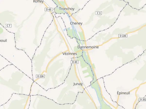 Plan de Vézinnes