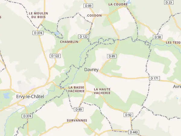 Plan de Davrey