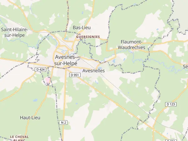 Plan de Avesnelles