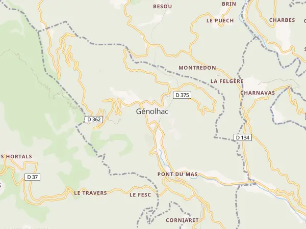 Plan de Génolhac