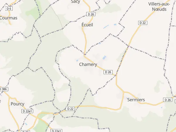 Plan de Chamery